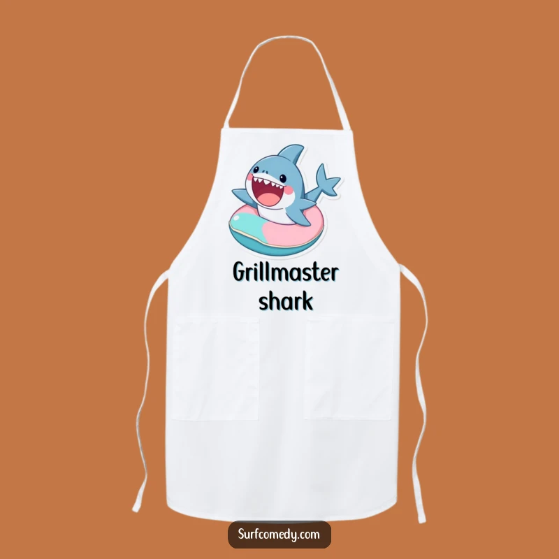 Funny Shark Chef Apron: Cook with Courage and Comedy!