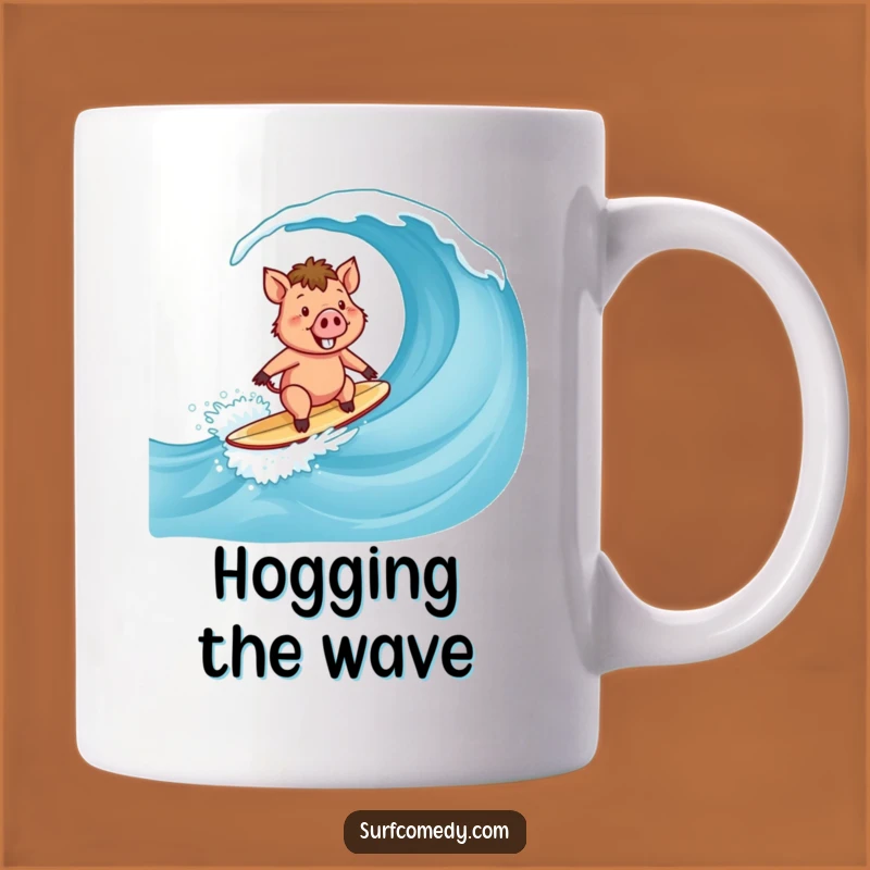 Funny Surfer Boar Mug: Awesome Gift for Beach Lovers and Boar Fans