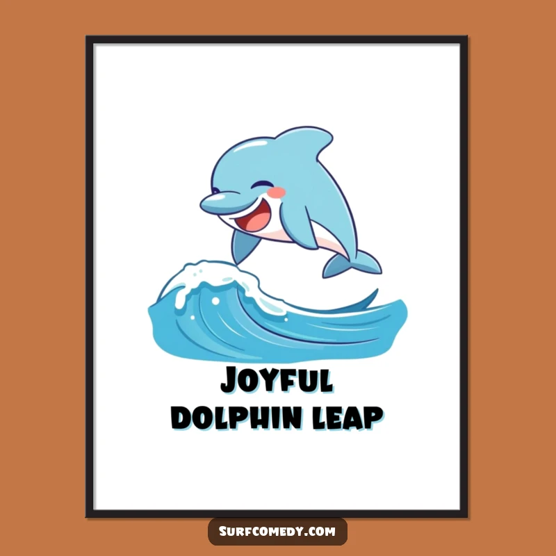 Funny Laughing Dolphin Digital Art - Instant Ocean Decor