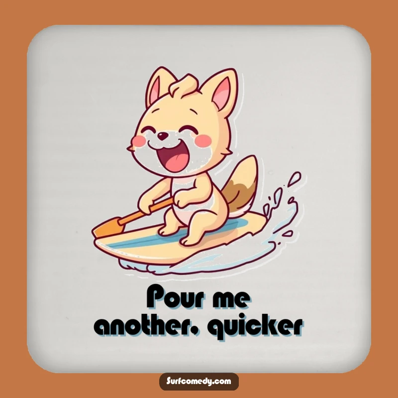 Funny Excited Paddling Animal Coaster - Dynamic Surf Protection!