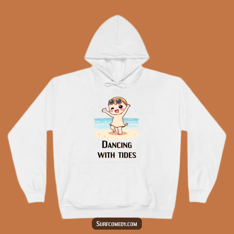 Funny Kawaii Beach Dancer Hoodie - Cozy and Hilarious Character Sweatshirt