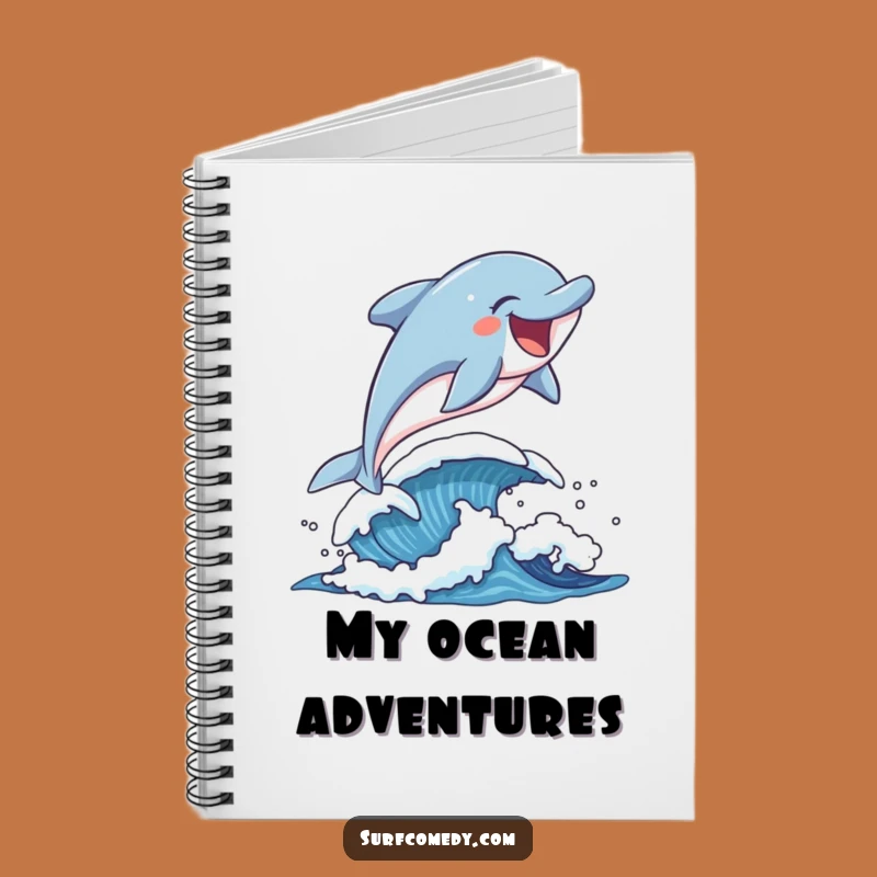 Funny Dolphin Leaping Notebook: Jot Down Your Ocean Adventures