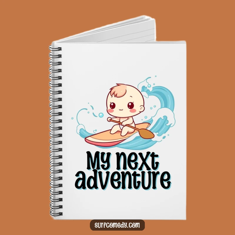 Funny Kawaii Ocean Paddler Notebook: Journaling Your Peaceful Beach Ideas