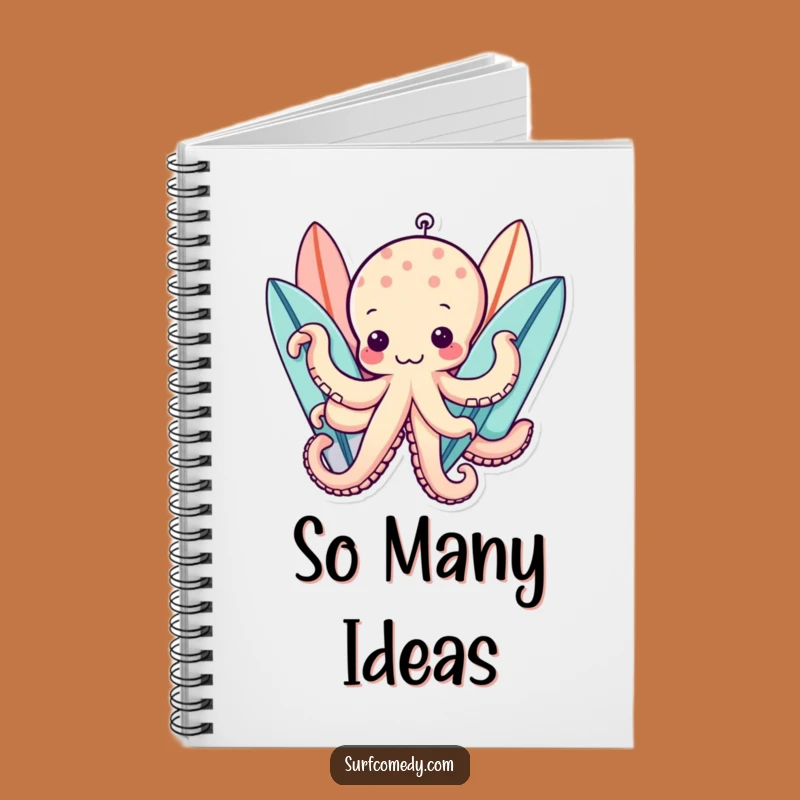Funny Kawaii Octopus Notebook - Juggle Your Ideas in Style