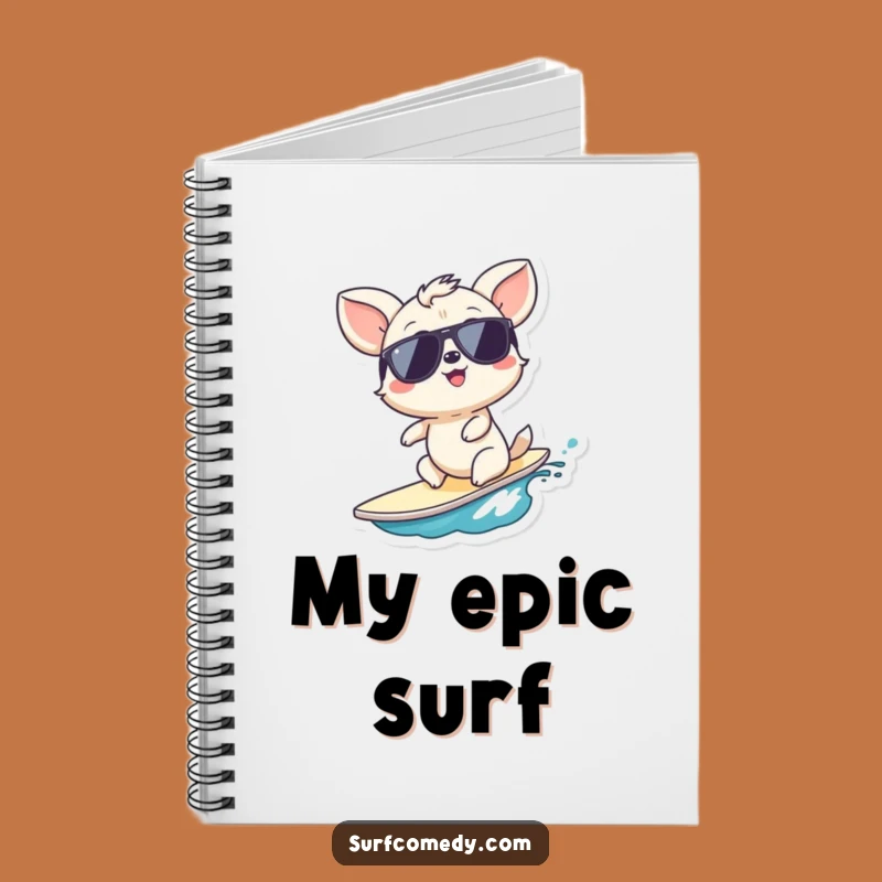 Funny Surfer's Logbook - Record Your Adventures, A Fun Funny Gift