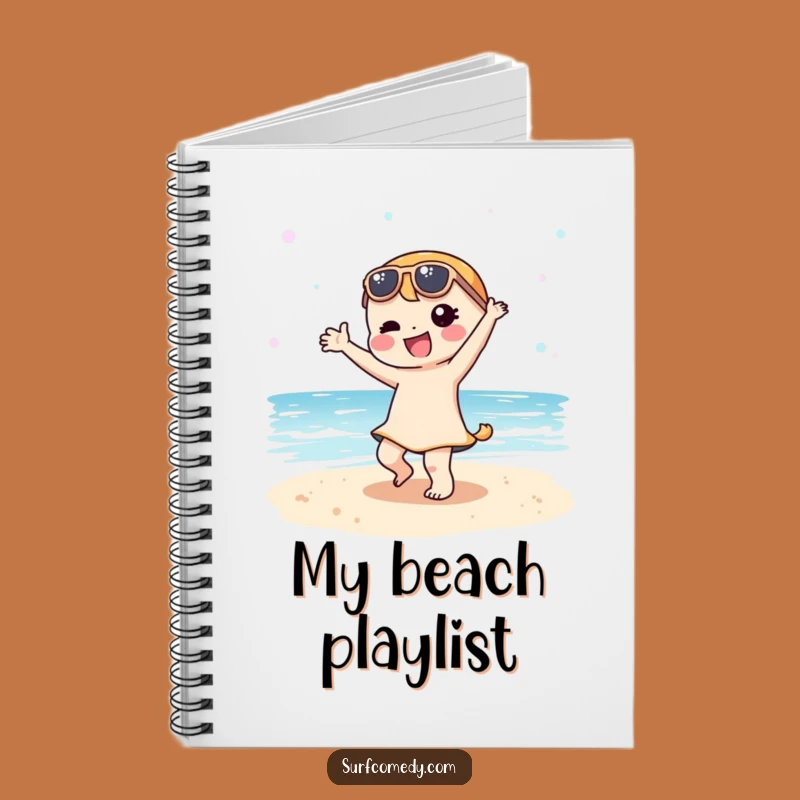 Funny Kawaii Beach Dancer Notebook - Hilarious Journal for Creative Ideas
