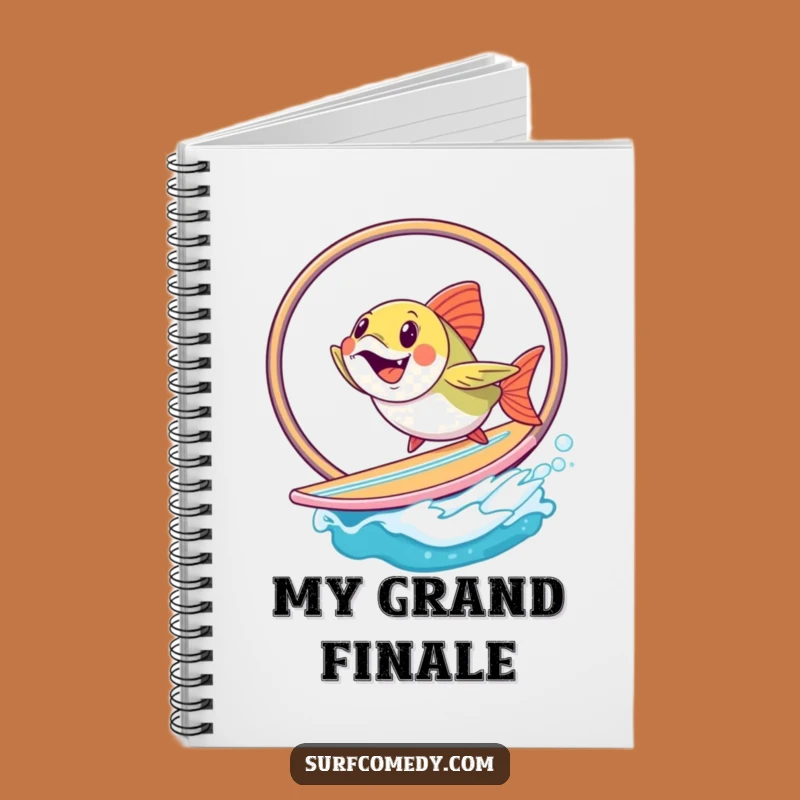 Funny Fish Hoop Notebook - Hilarious Journal & Performance Gift
