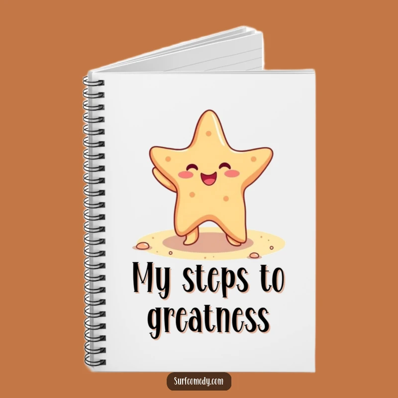Funny Starfish Notebook: Jot Down Ideas with Beachy Moves!