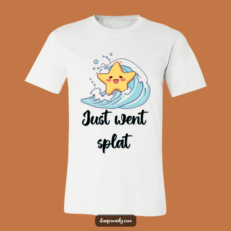 Funny Starfish Wipeout T-Shirt: Comical Beach Fail Tee, Perfect Funny Gift