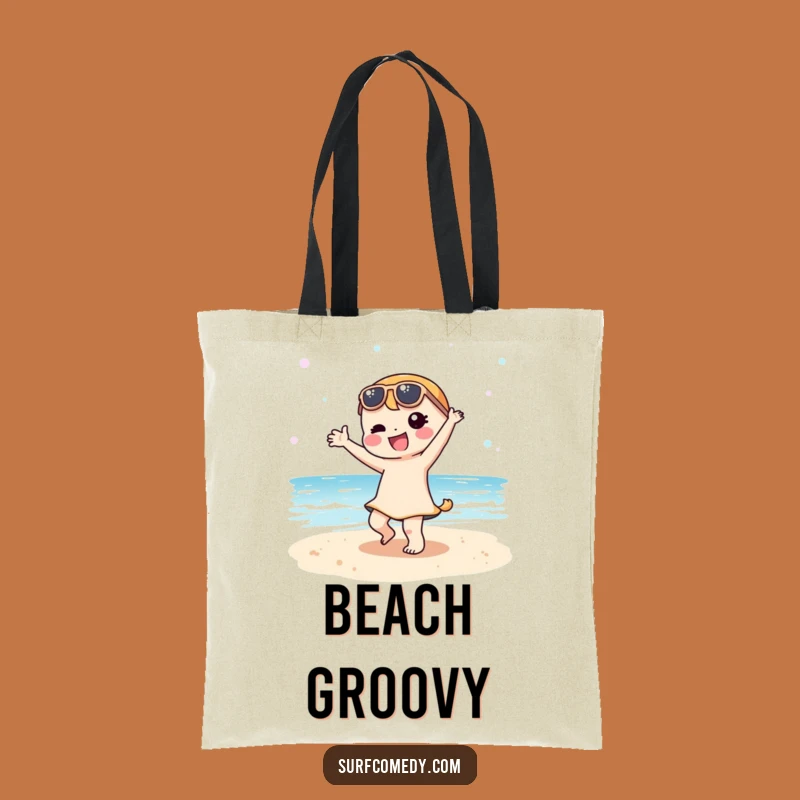 Funny Kawaii Beach Dancer Tote Bag - Hilarious Accessory for Sunny Days